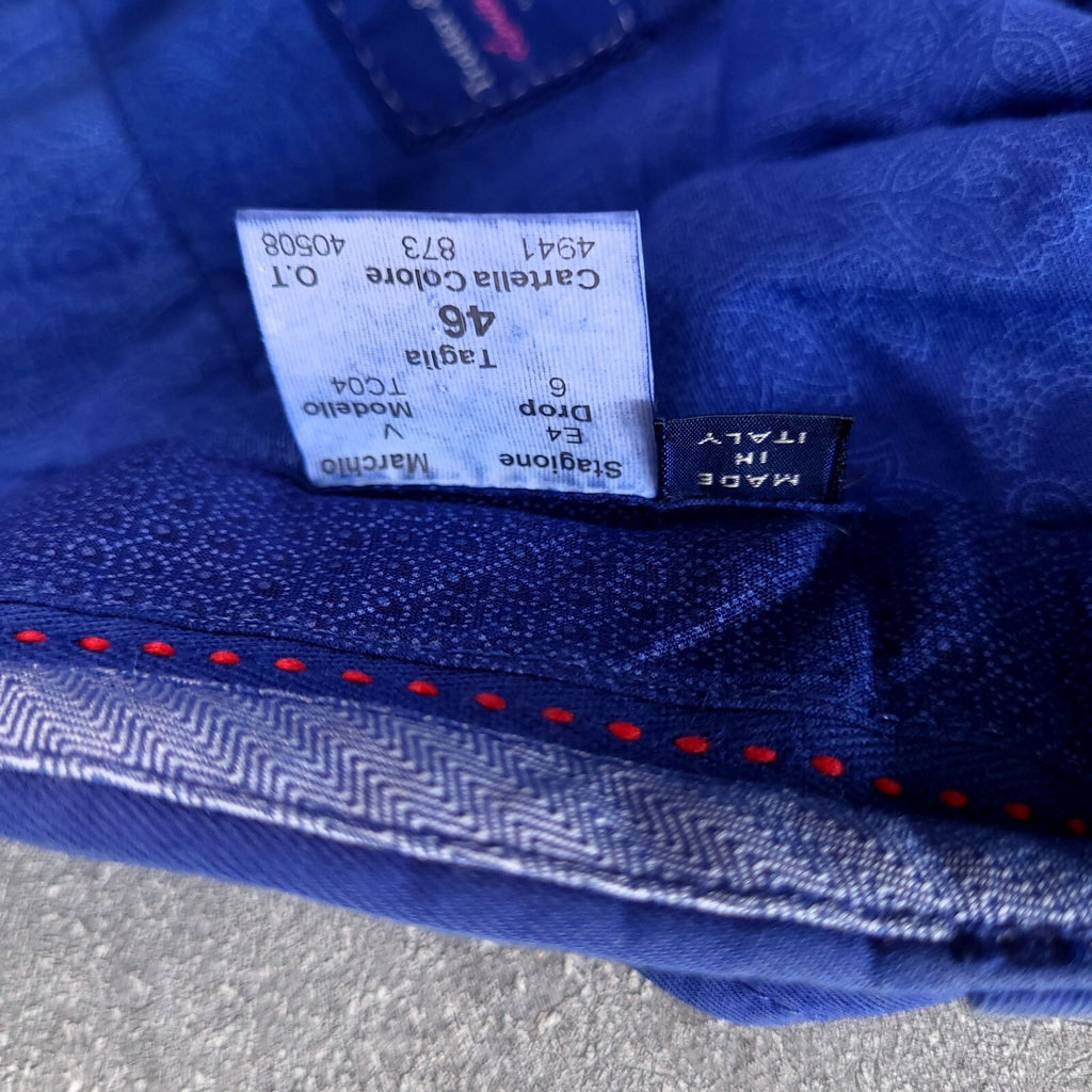 Trotter & Deane Trousers Chinos Mens W30 L28 Regular Fit Blue Limited Edition