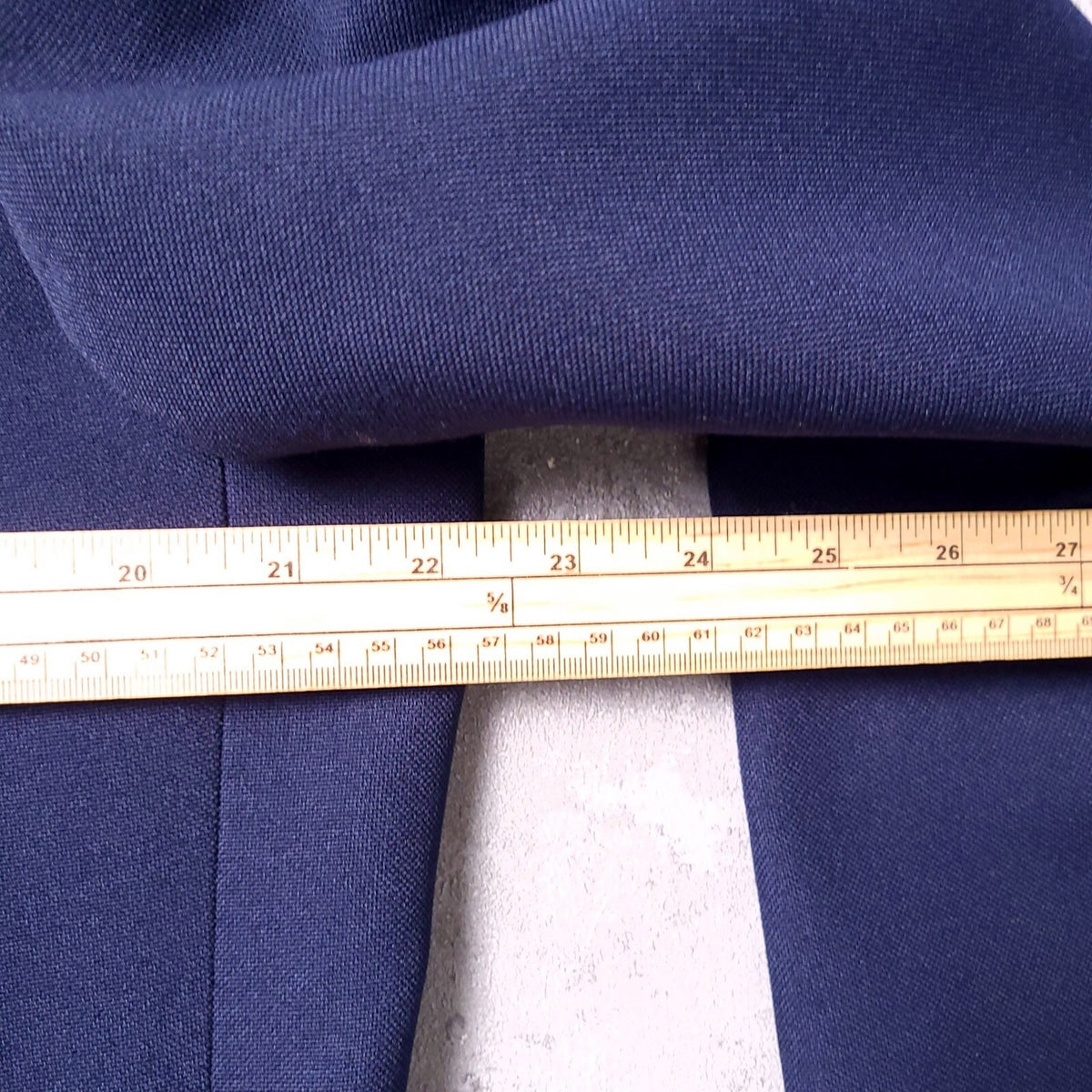 Marks & Spencer Blazer Jacket Mens 44L Reg Fit Navy Blue Sport Coat Gold Buttons