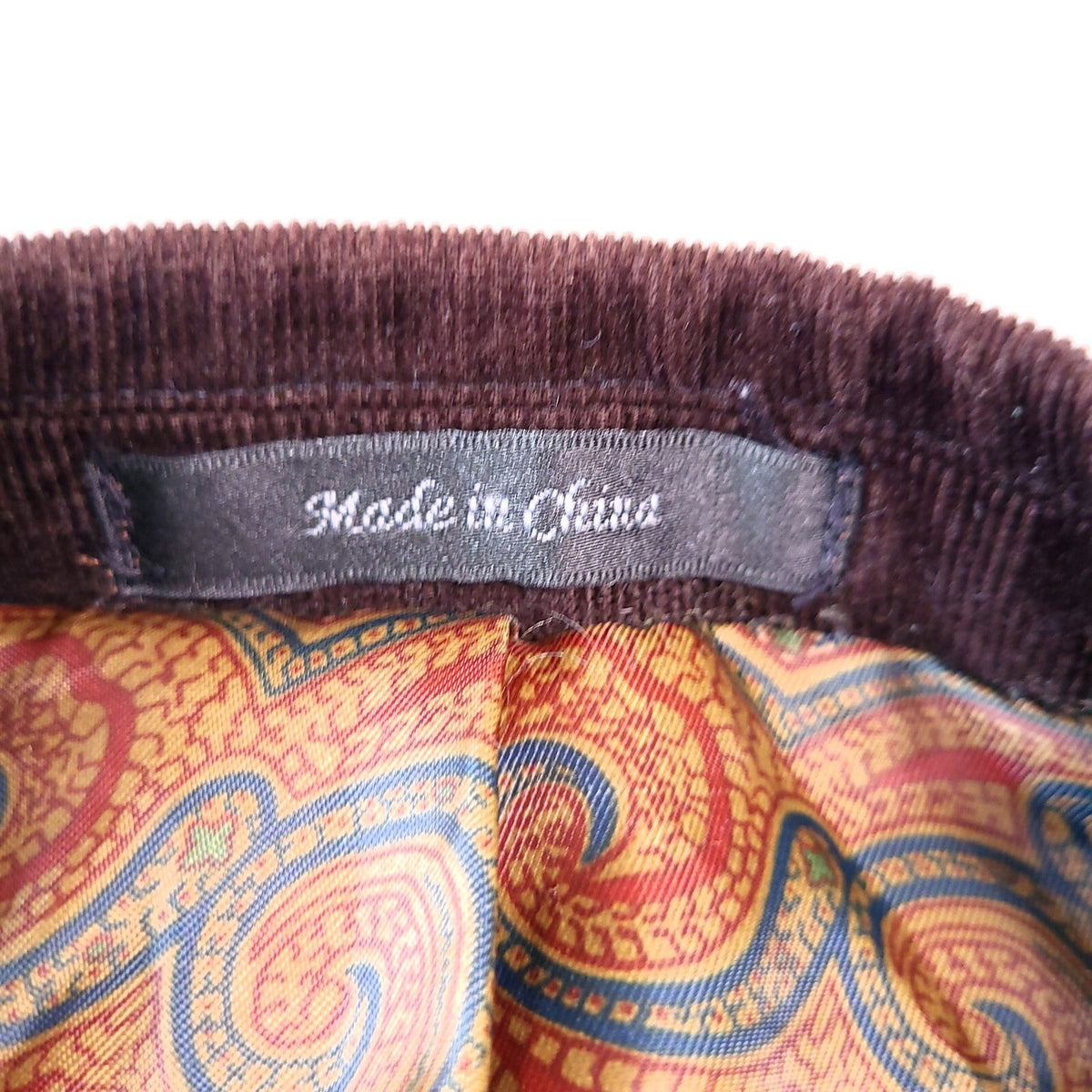 Lauren Ralph Lauren Corduroy Blazer Jacket Mens 42R Reg Fit Brown Elbow